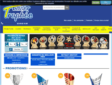 Tablet Screenshot of lasertrophee.com
